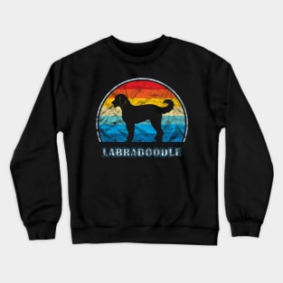 Labradoodle Vintage Design Dog Crewneck Sweatshirt